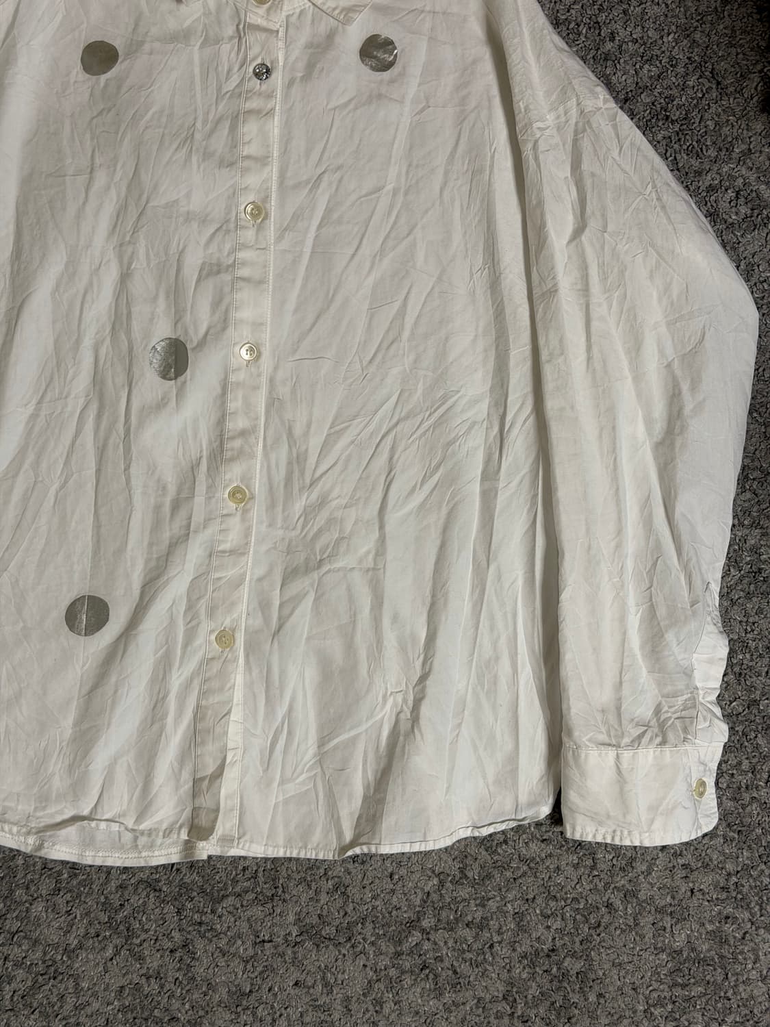 츠모리 치사토 도트 블라우스 셔츠 상품이미지4