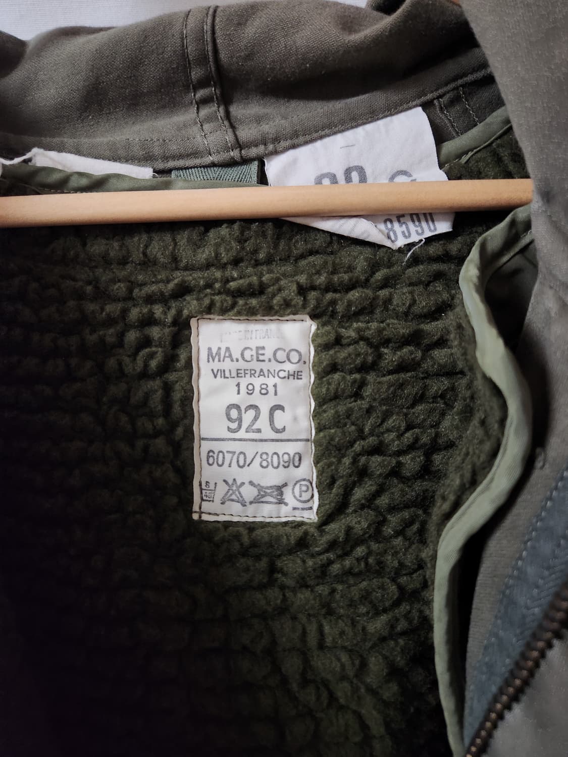 프랑스군 야상 m-64 모즈코트 상품이미지4