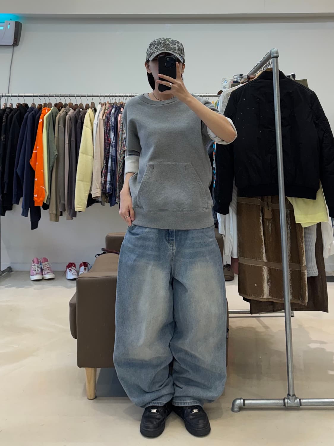 메종 마르지엘라 MM6 스티치 맨투맨 상품이미지8