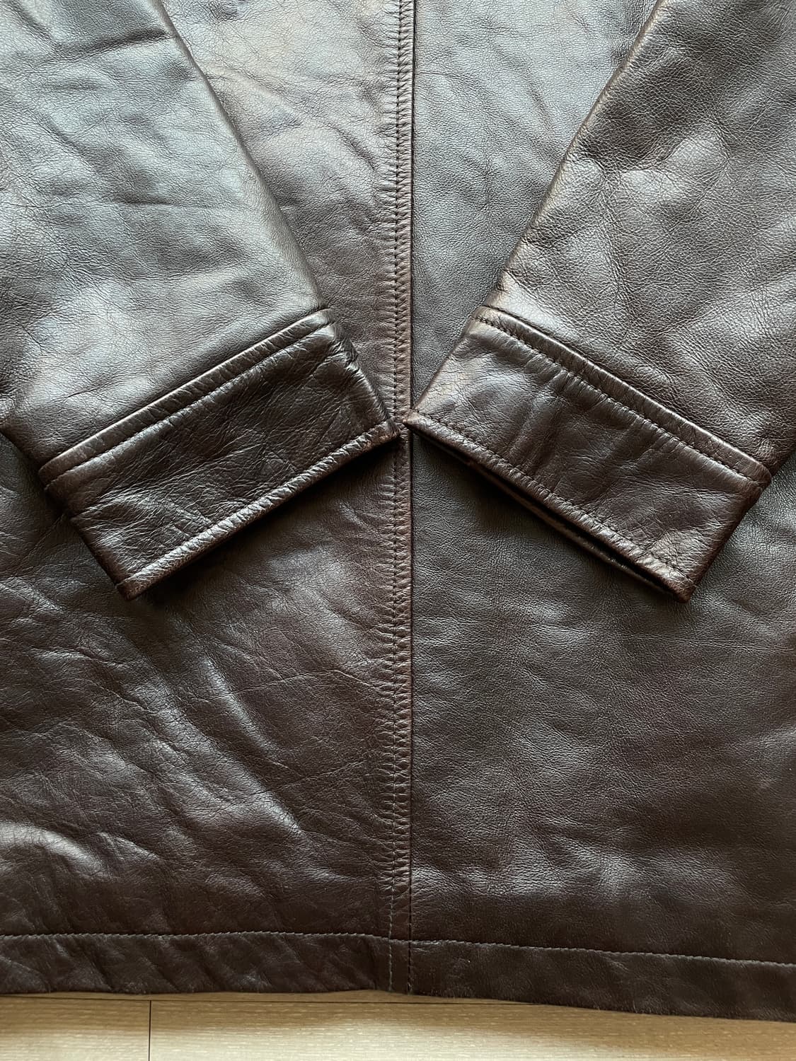 90s 올드갭 레더 카코트 브라운 gap carcoat 상품이미지6