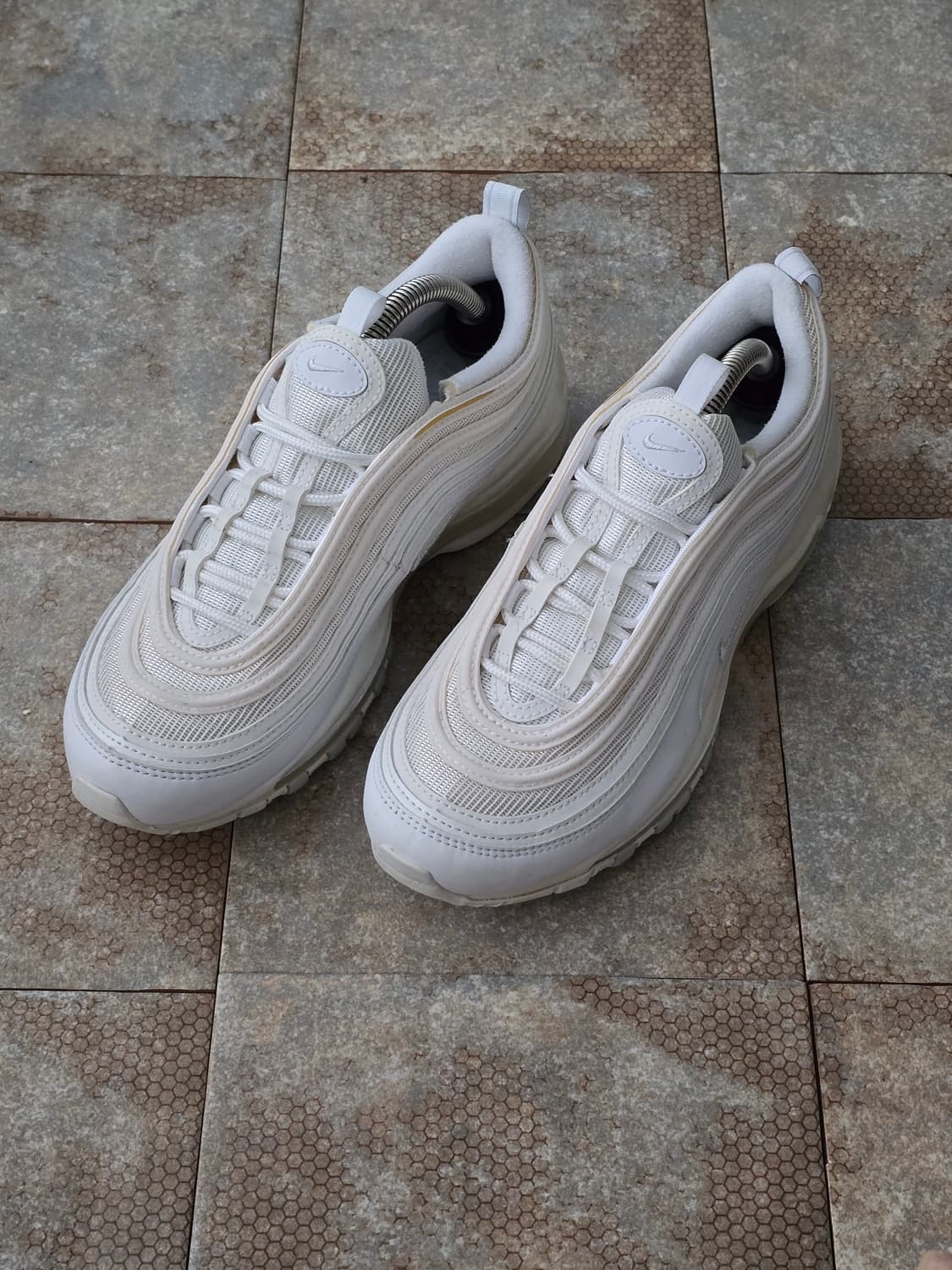 (250)나이키 에어맥스 97 트리플 화이트 상품이미지1