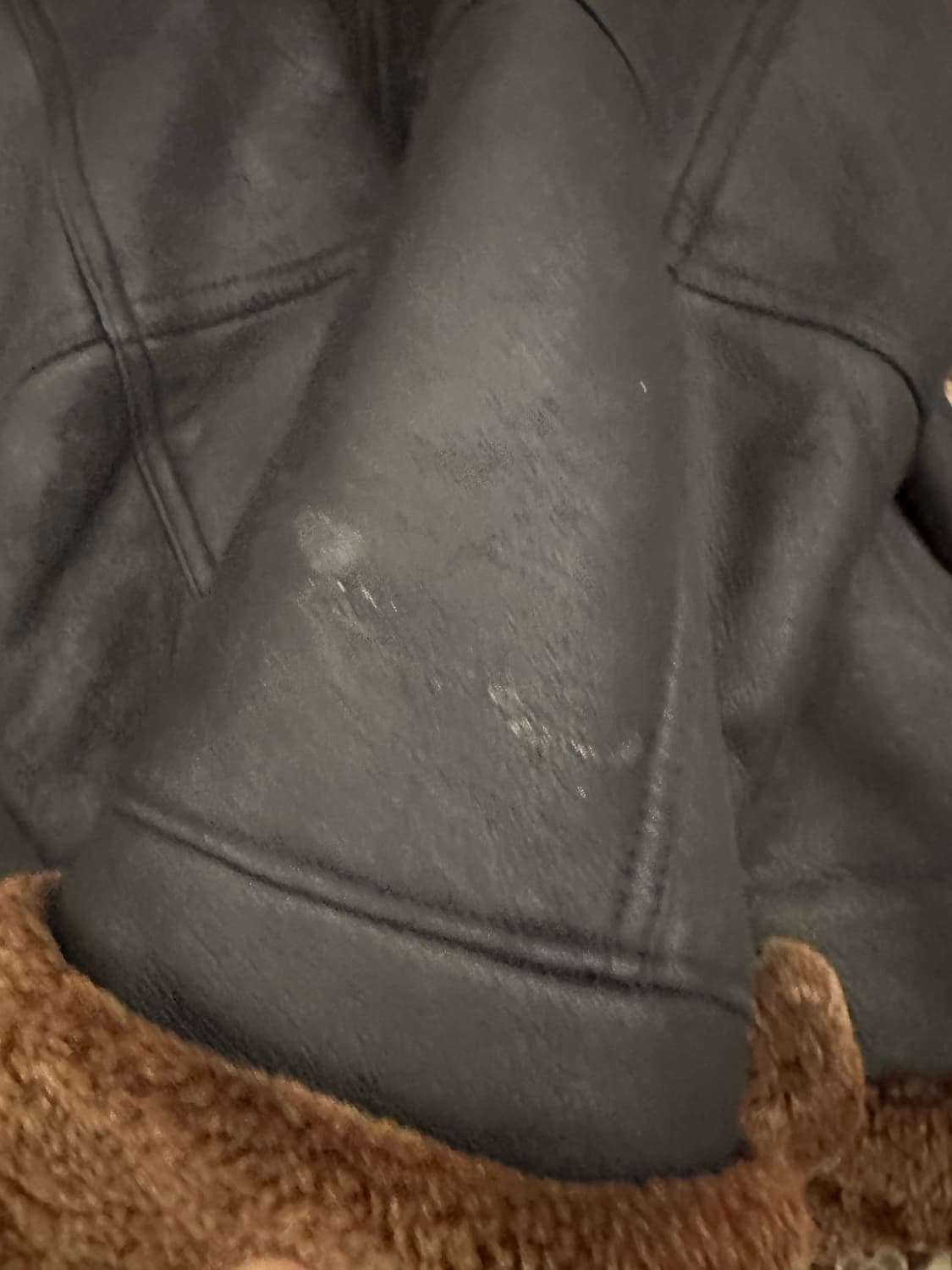 100)올드 캘빈클라인 무스탕 상품이미지7