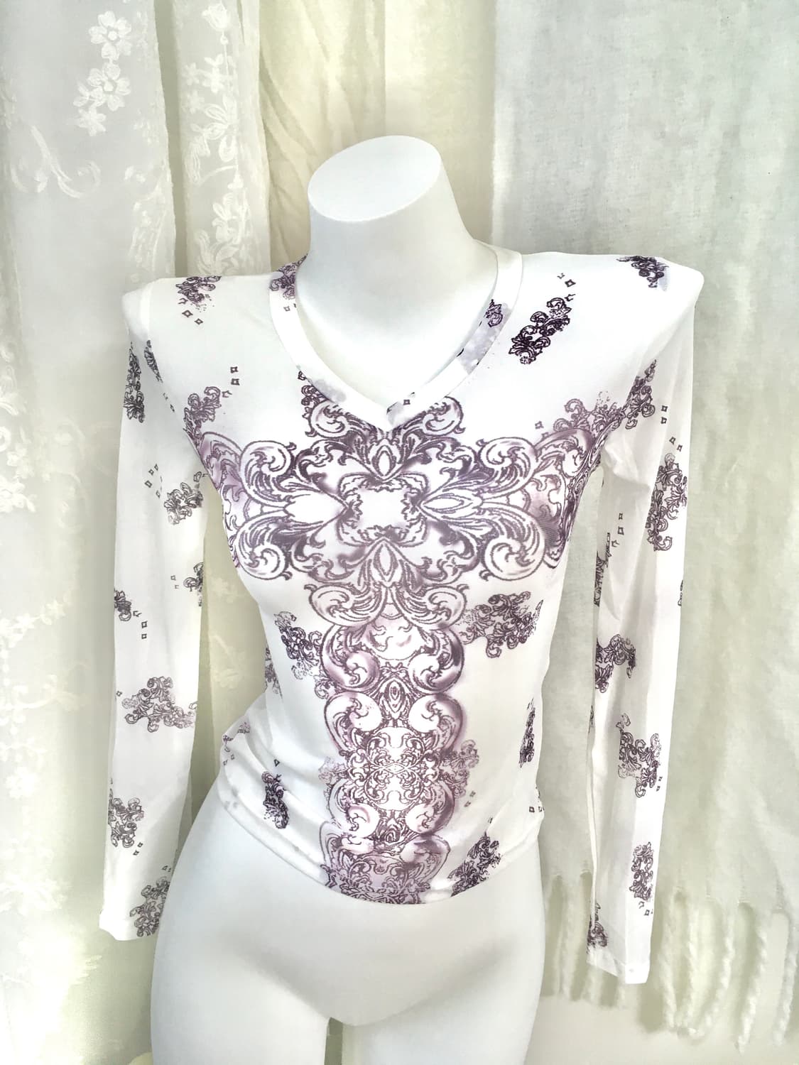 오리엔탈 펑크 프린팅 롱슬리브 상품이미지1