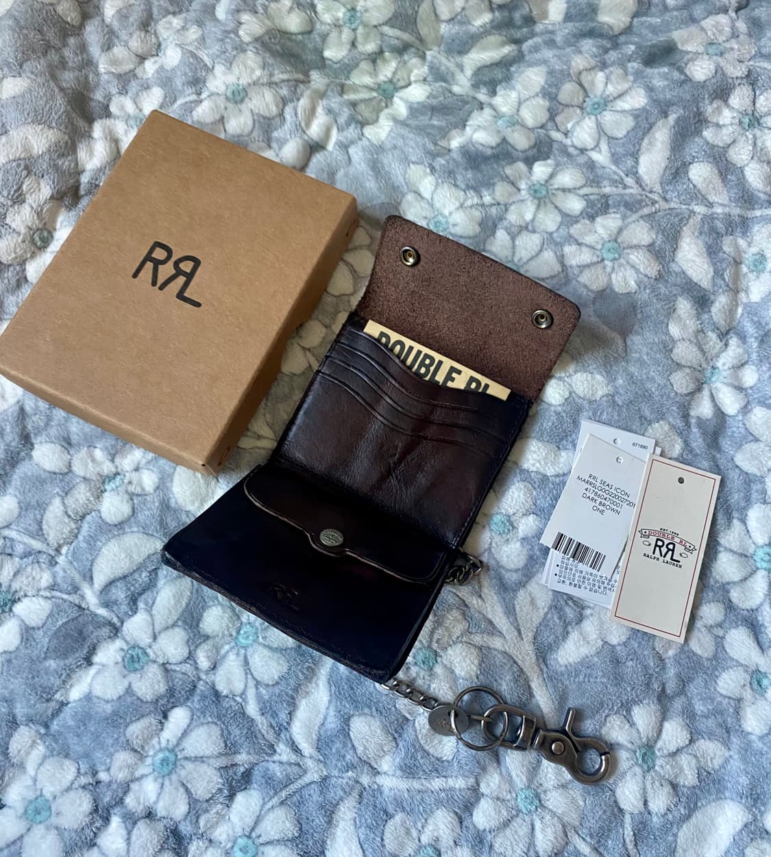 더블알엘 콘초 레더 체인 월렛 상품이미지3