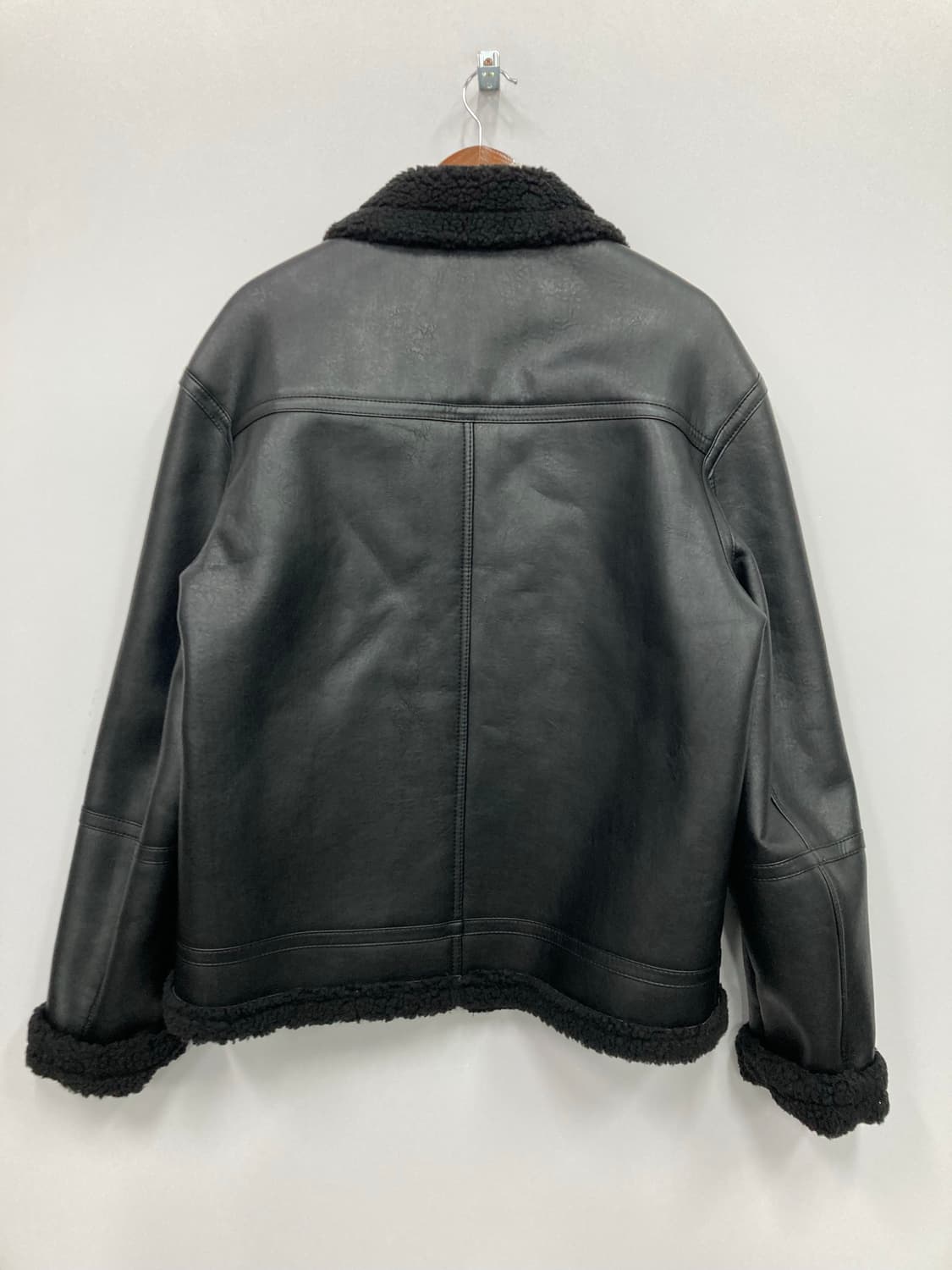 QT8 뽀글이 가죽자켓 상품이미지2