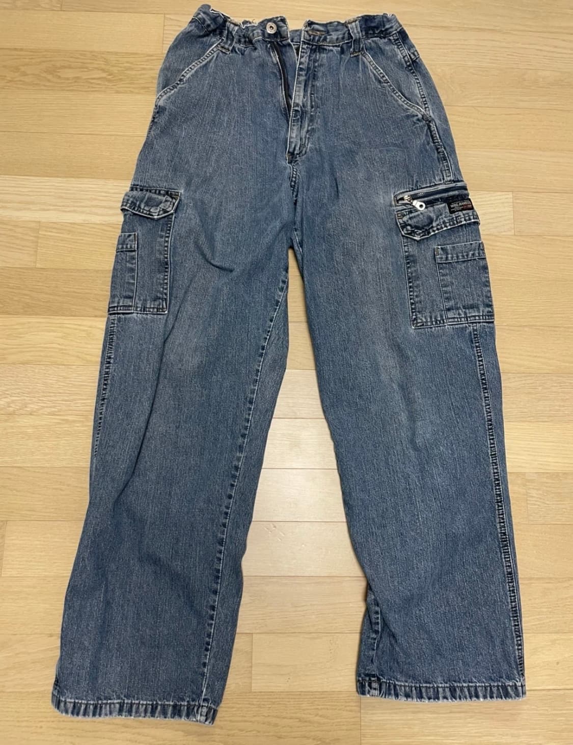WRG JEANS.CO 빈티지 와이드 청바지 상품이미지1
