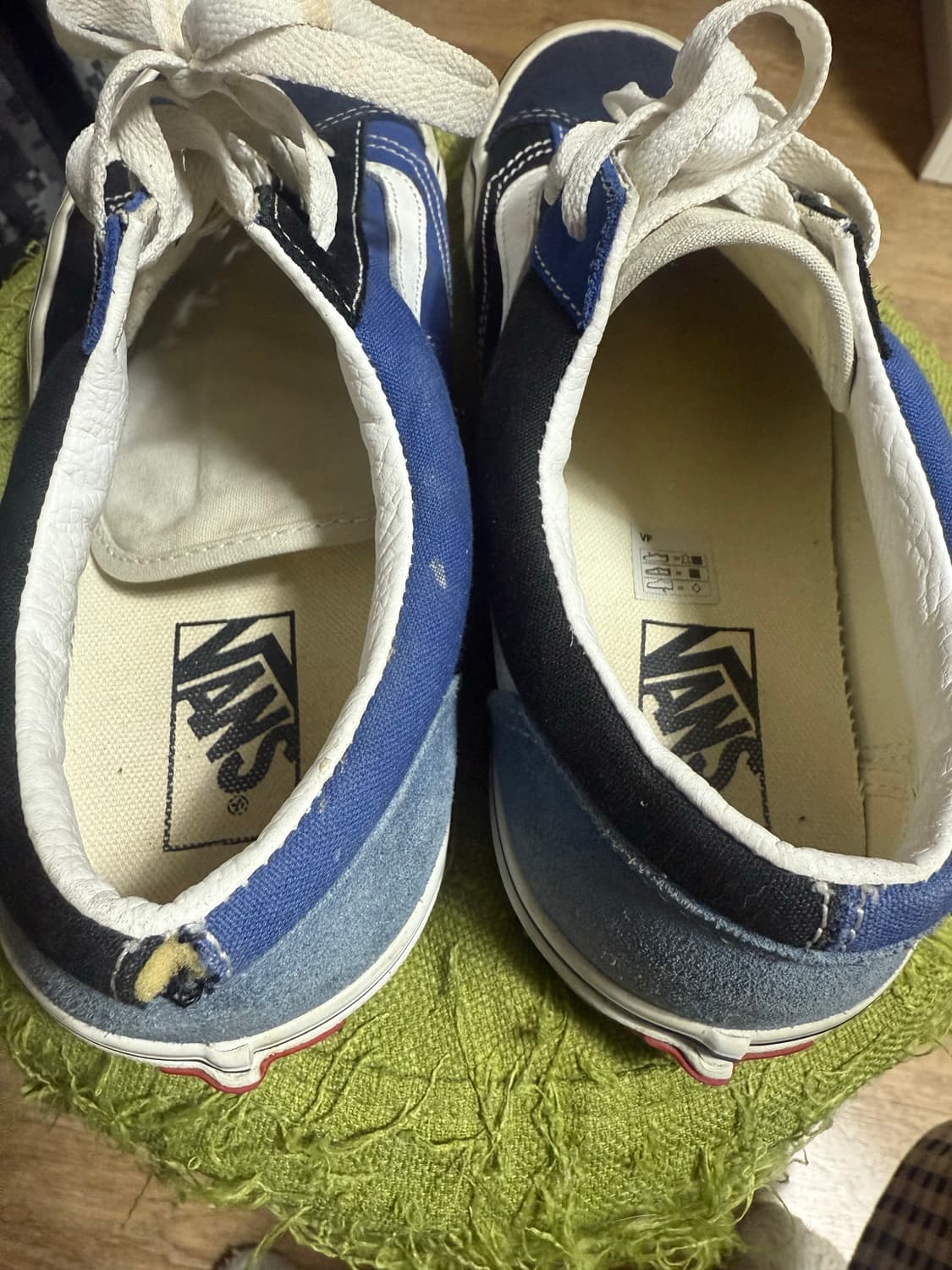 반스 올드스쿨 블루 블랙 270 사이즈 상품이미지4