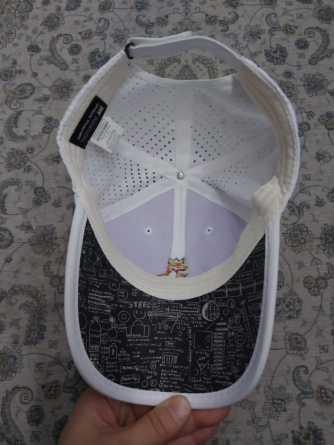 장미쉘 바스키아 자수 볼캡 상품이미지5