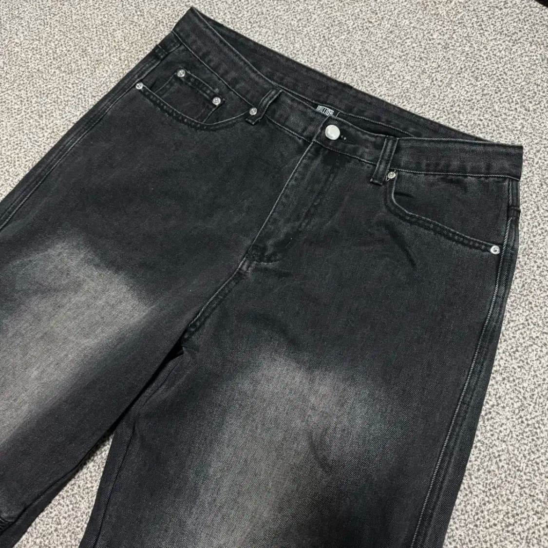 XL 트릴리온 흑청 데님 바지 상품이미지4