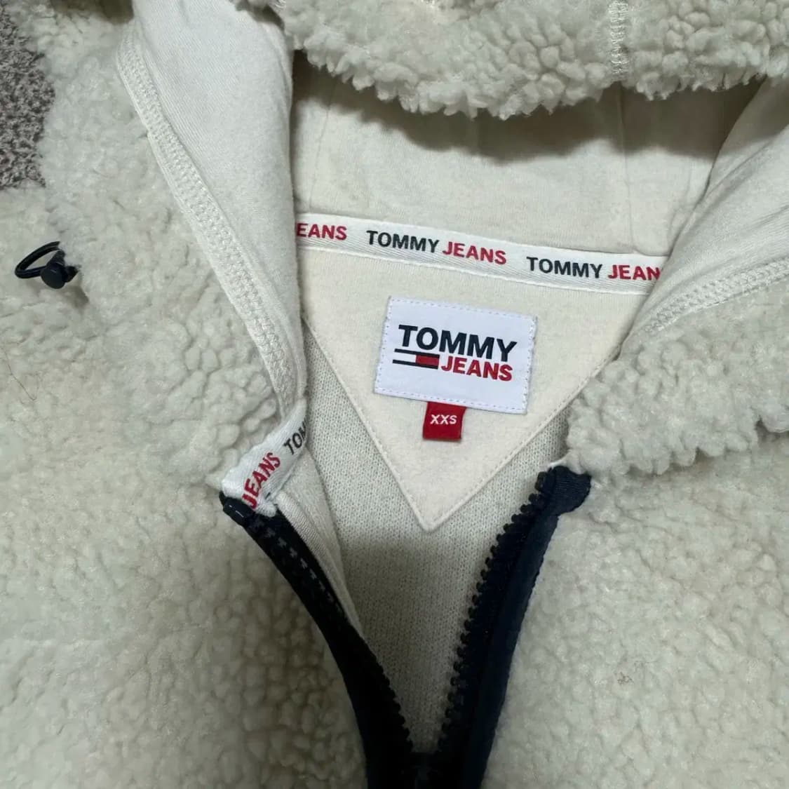 Xxs 타미힐피거 뽀글이 반집업 상품이미지3