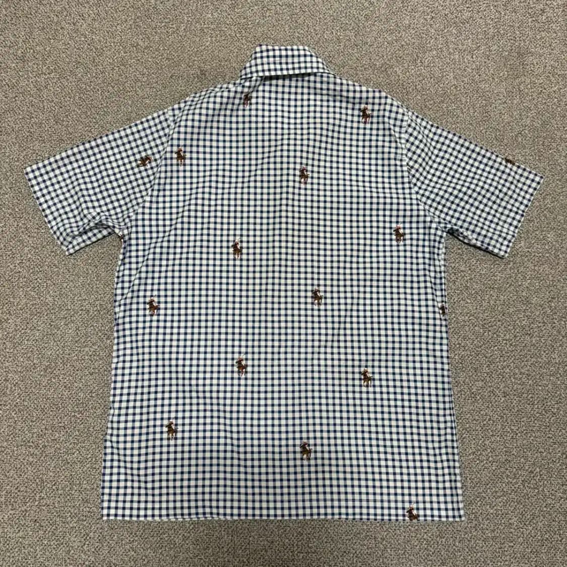 S 폴로랄프로렌 포니 패턴 체크 반팔 셔츠 상품이미지6