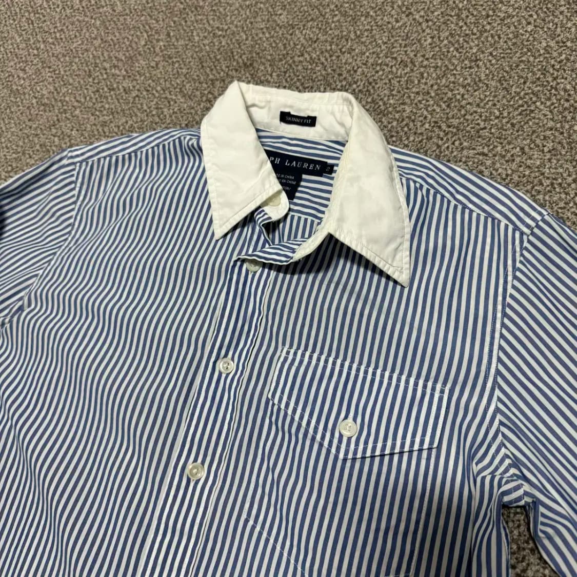 폴로랄프로렌 스트라이프 셔츠 여성 상품이미지2