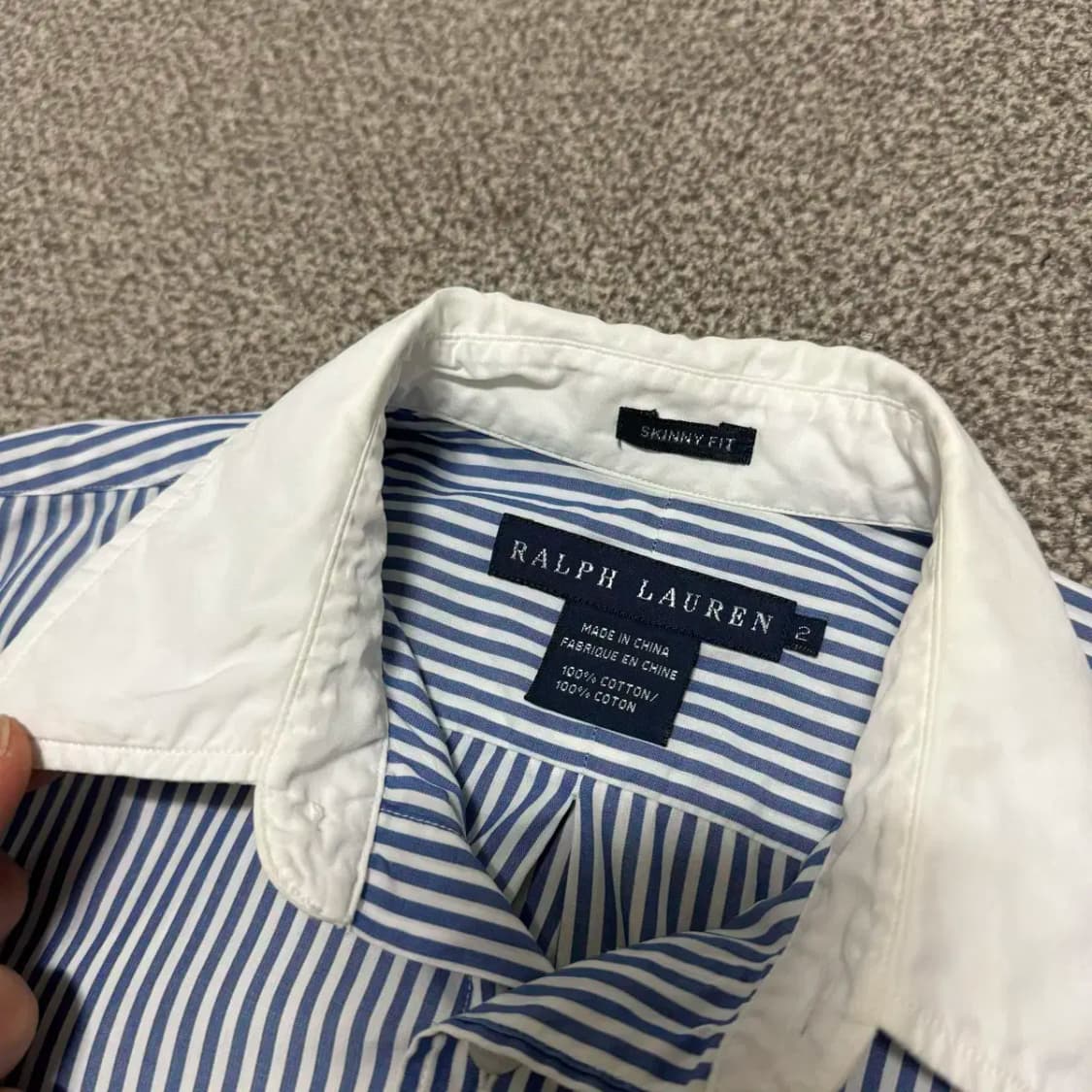 폴로랄프로렌 스트라이프 셔츠 여성 상품이미지3