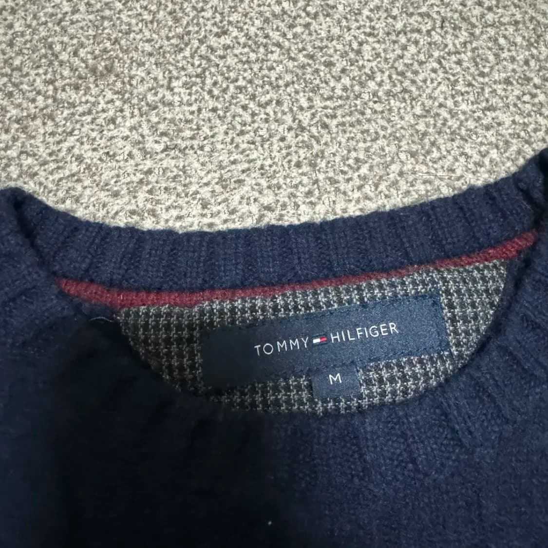 M 타미힐피거 꽈배기 울 니트 상품이미지3