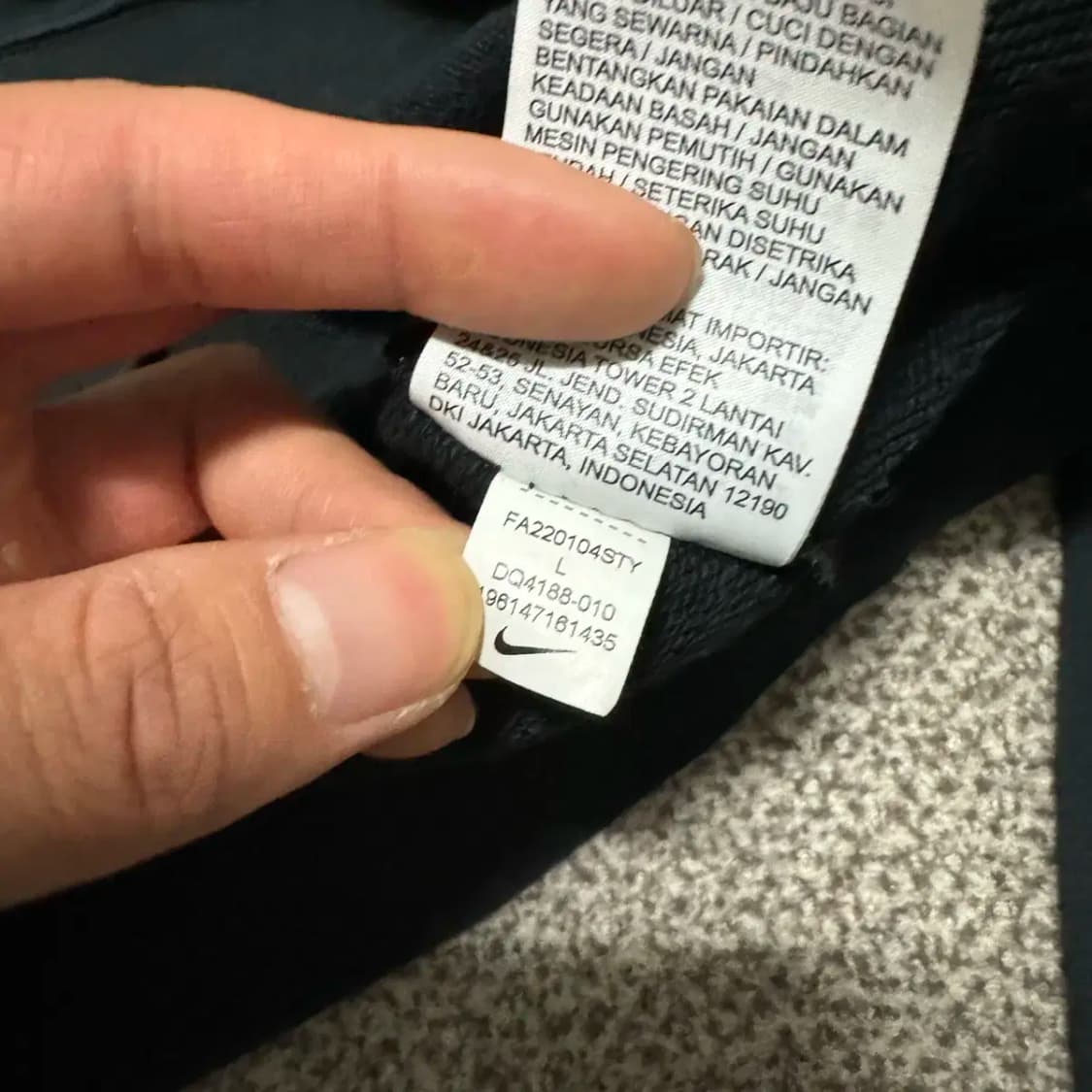 L 나이키 하프집 탑 상품이미지5