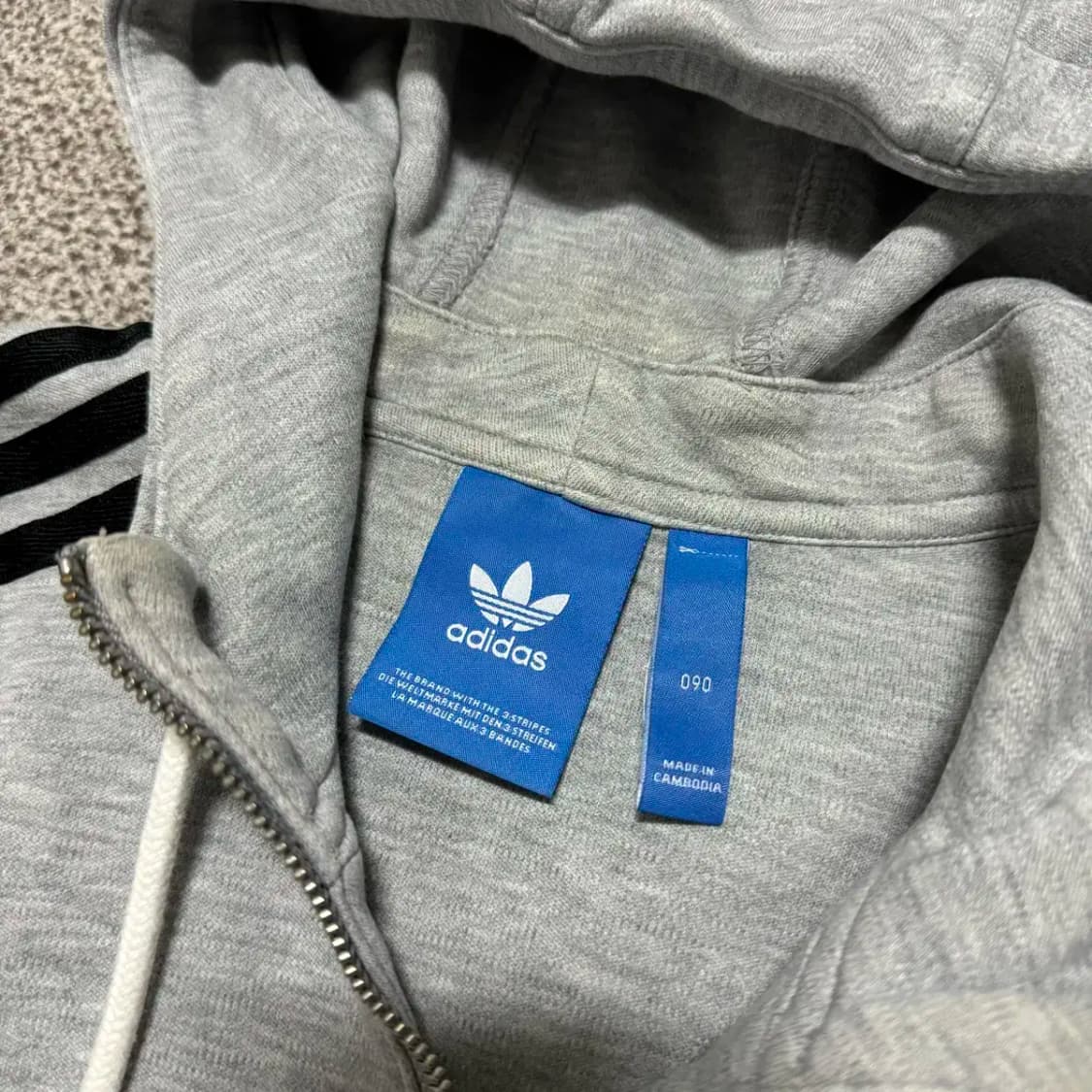 90 아디다스 테리 후디 여성 상품이미지3
