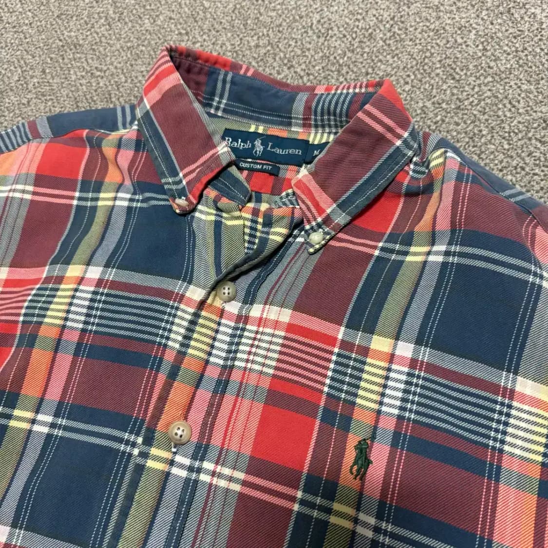 M 폴로랄프로렌 타탄 체크 셔츠 상품이미지2