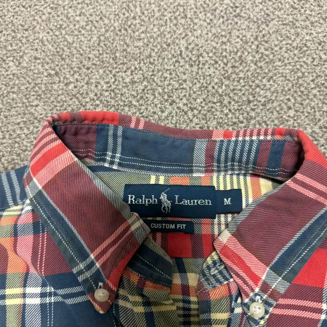 M 폴로랄프로렌 타탄 체크 셔츠 상품이미지3