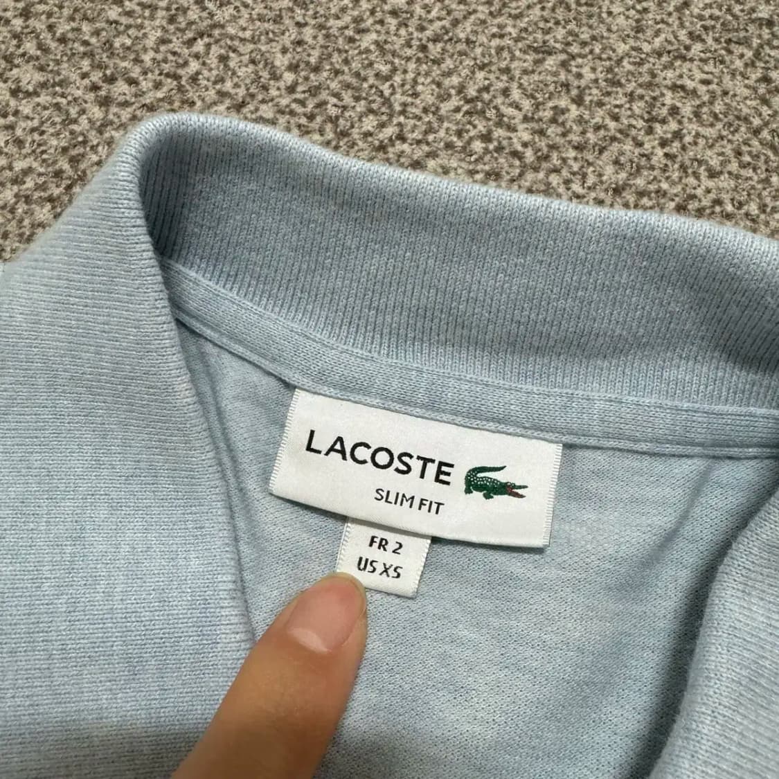 Xs 라코스테 반팔 카라티 상품이미지3