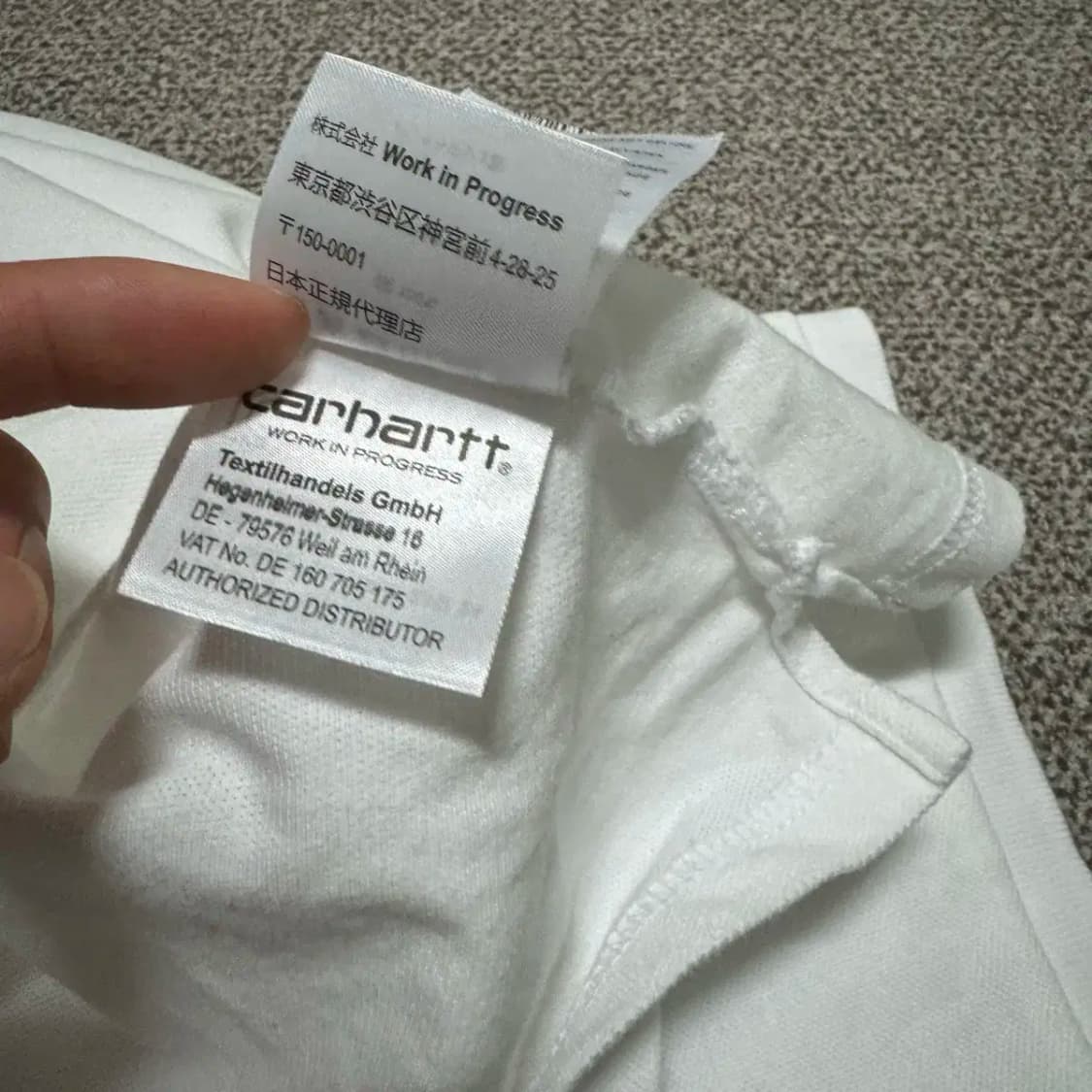 XL 칼하트 wip 반팔 카라티 상품이미지7