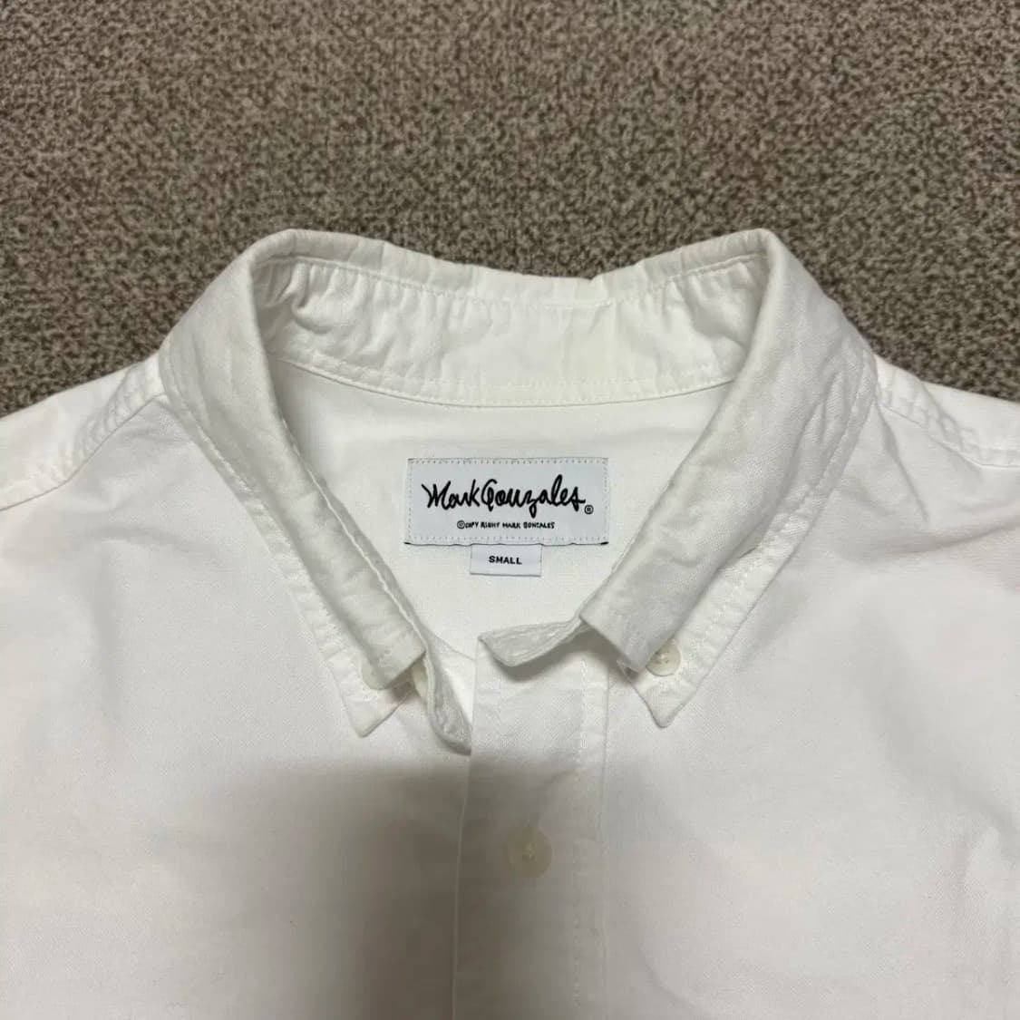S 마크곤잘레스 화이트 셔츠 상품이미지3