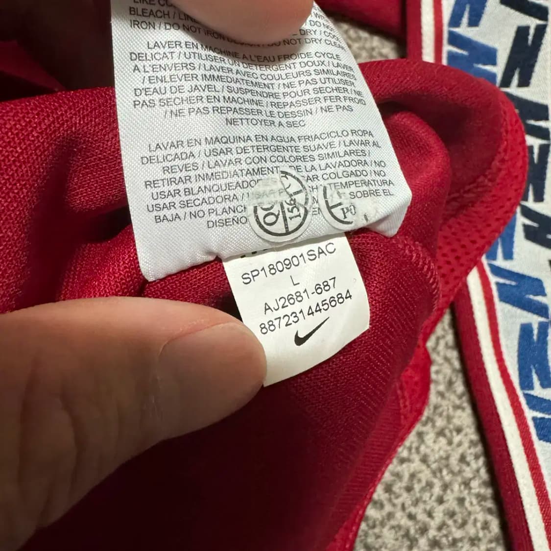 L 나이키 테이프 트랙자켓 트랙탑 상품이미지4