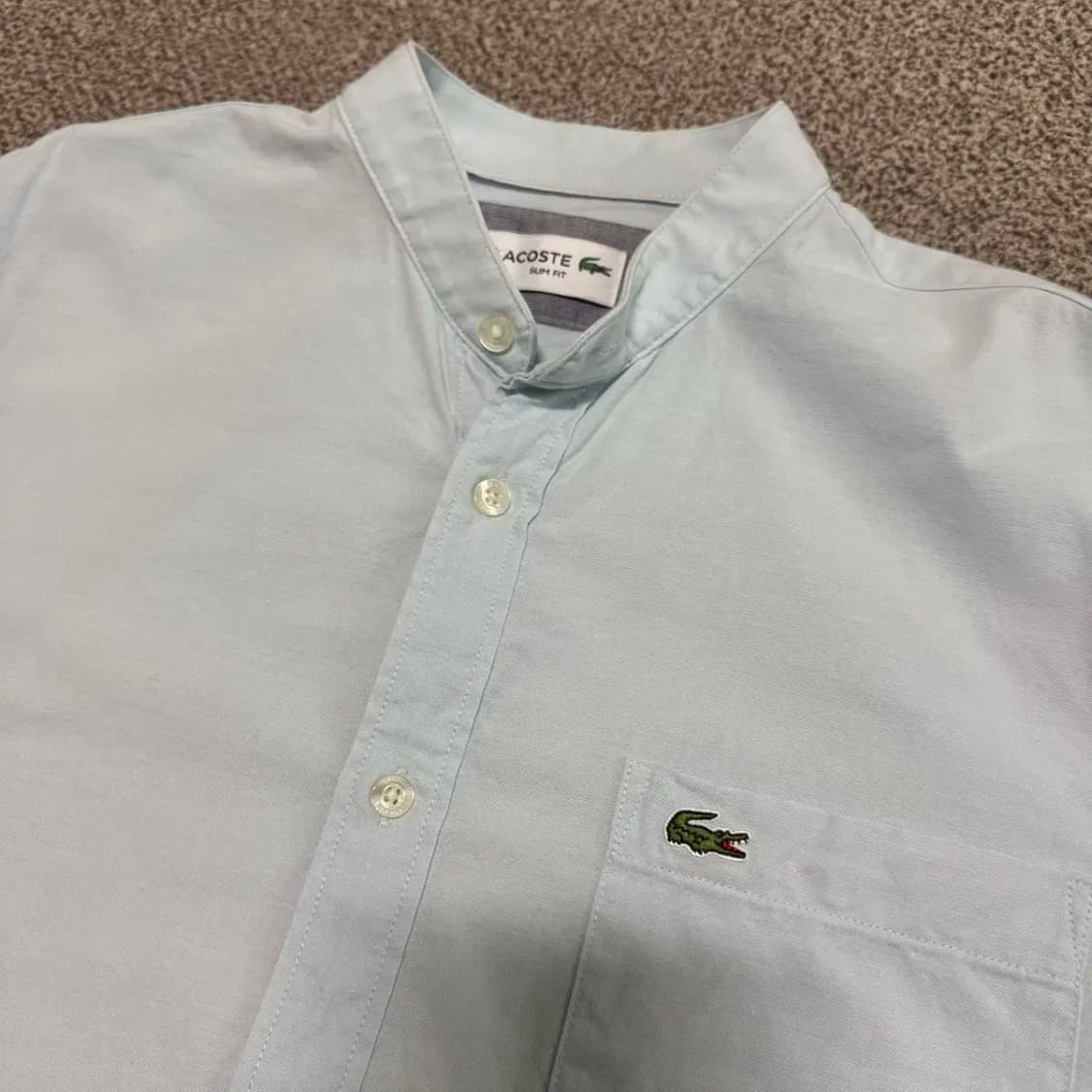 38 라코스테 헨리넥 셔츠 여성 상품이미지2
