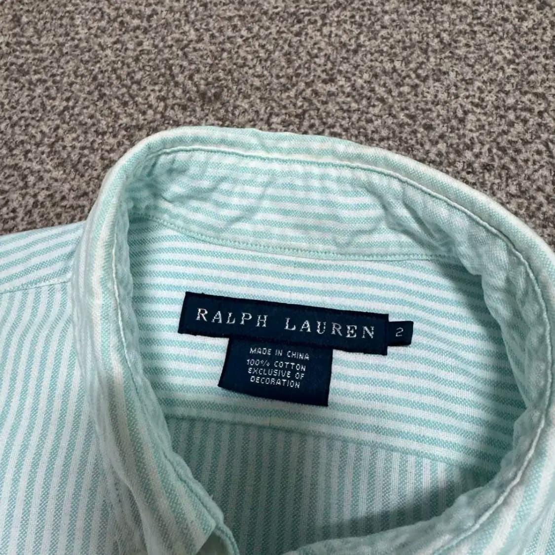 2 폴로랄프로렌 스트라이프 반팔 셔츠 여성 상품이미지3