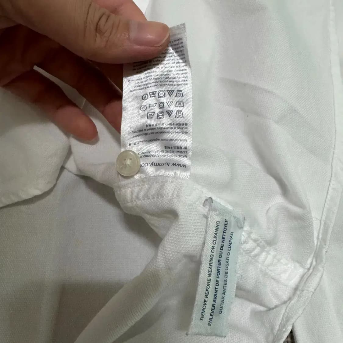 L 타미힐피거 화이트 셔츠 상품이미지5