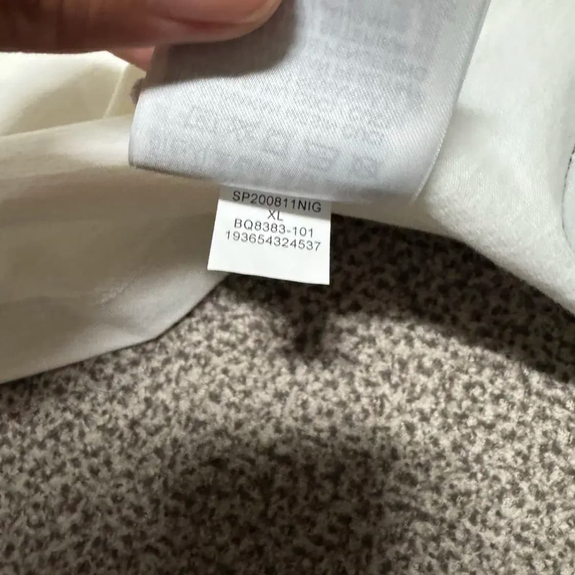 XL 나이키 조던 파리생제르망 긴팔 상품이미지8