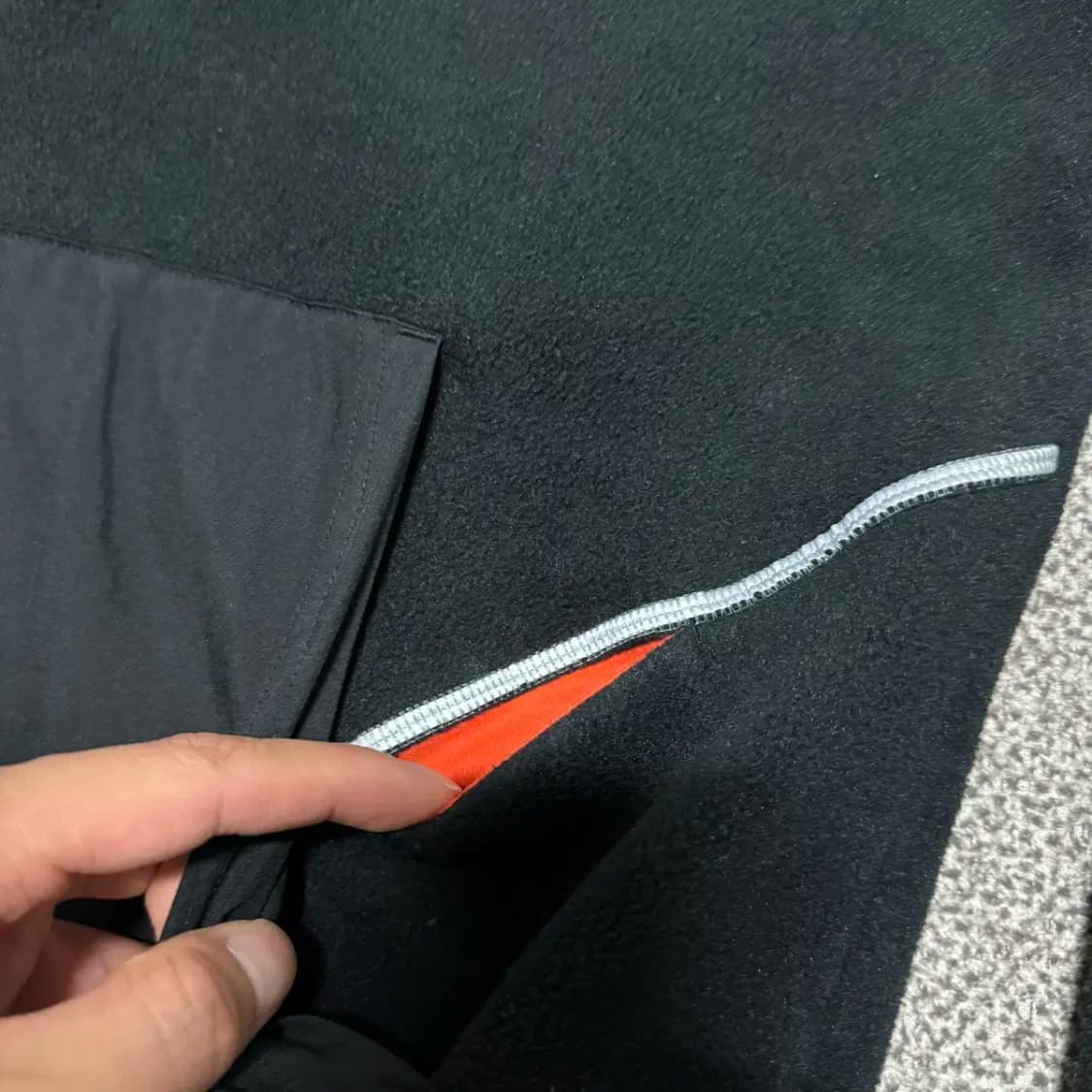 L 아디다스 플리스 반집업 상품이미지3