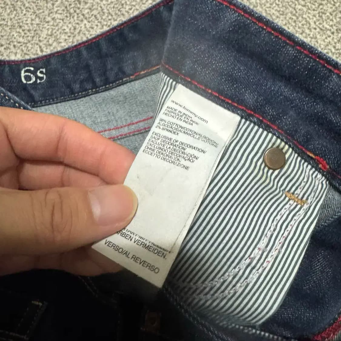 33 타미힐피거 데님 스커트 상품이미지5