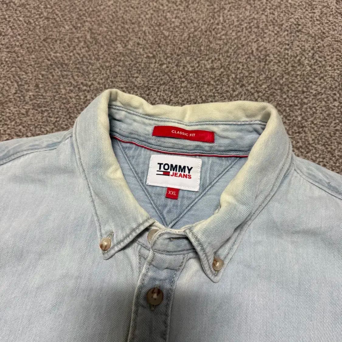 XXL 타미진스 데님 셔츠 상품이미지3