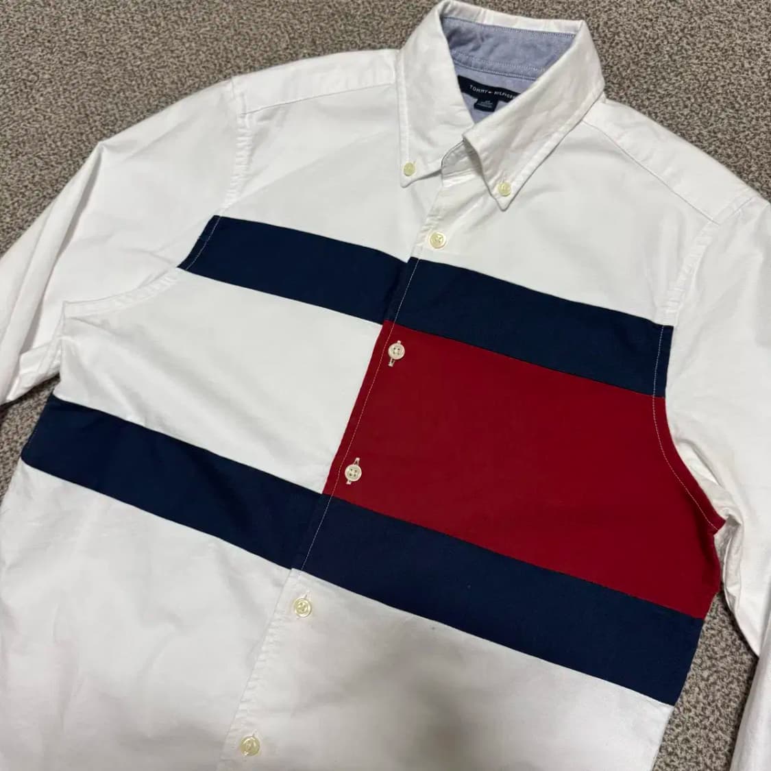 Xs 타미힐피거 빅로고 화이트 셔츠 상품이미지2