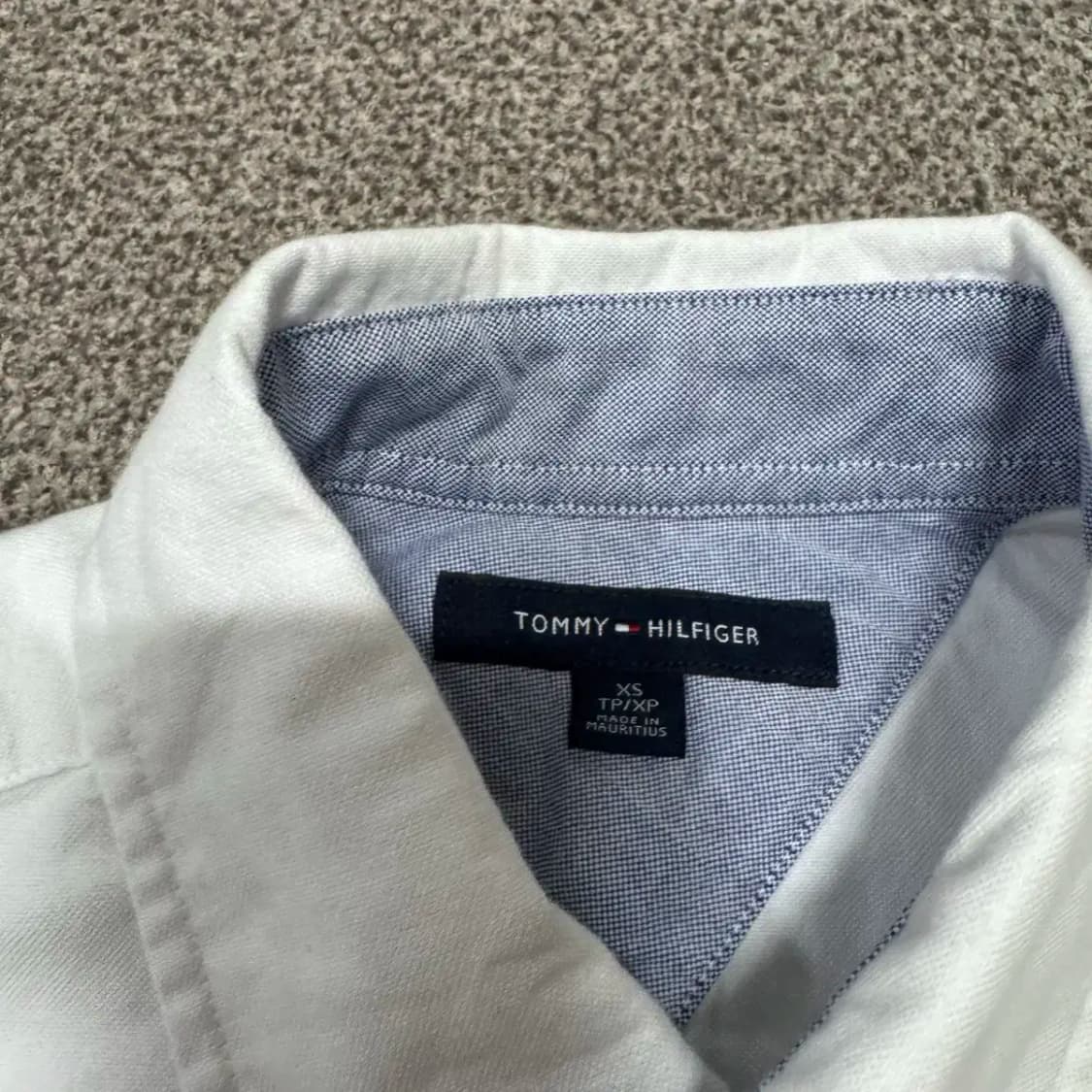 Xs 타미힐피거 빅로고 화이트 셔츠 상품이미지5
