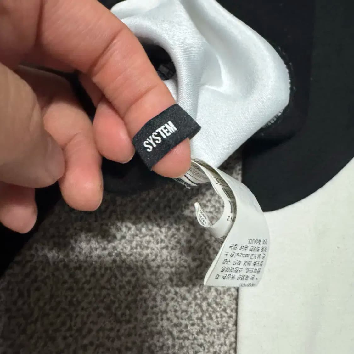 100 시스템 한섬 맨투맨 상품이미지4