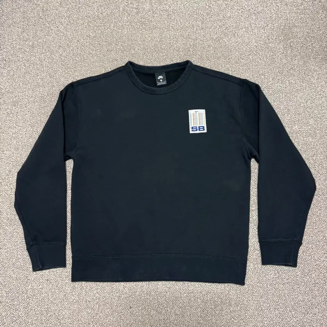 M 나이키 SB 블랙 맨투맨 티셔츠 상품이미지1