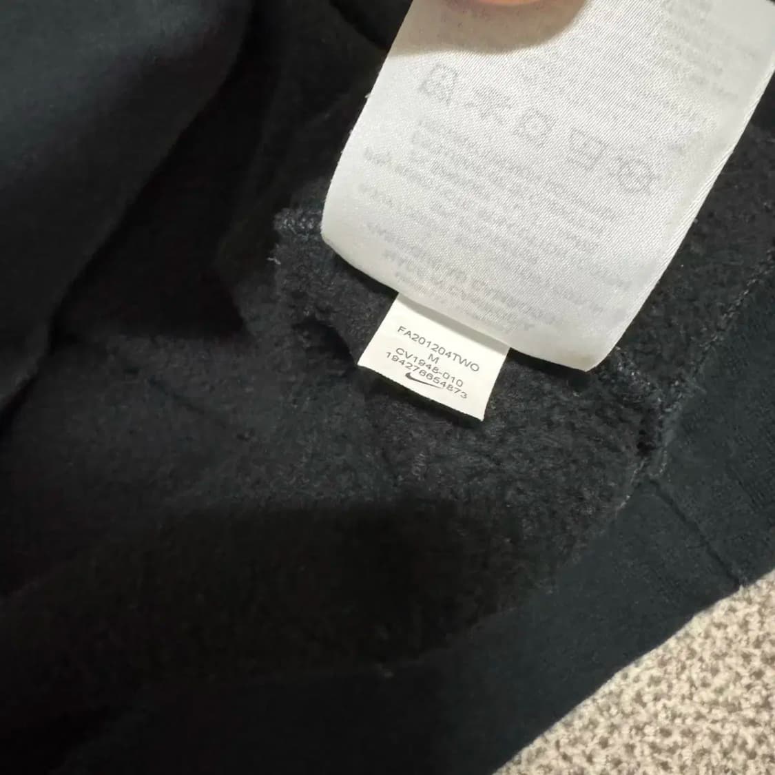 M 나이키 SB 블랙 맨투맨 티셔츠 상품이미지4