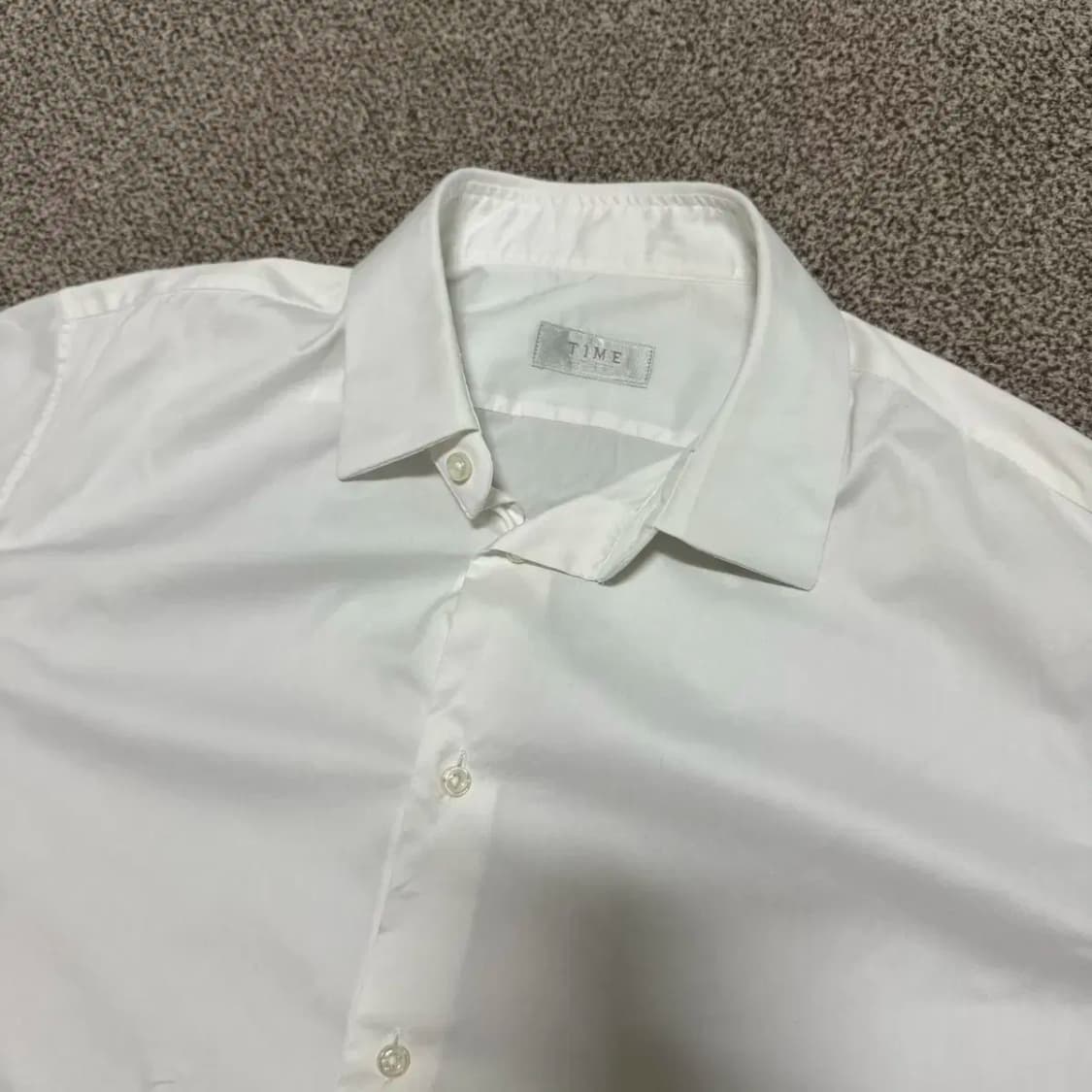 42 타임 한섬 화이트 셔츠 상품이미지3
