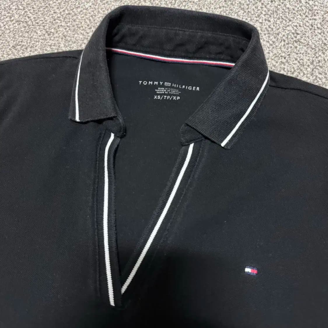Xs 타미힐피거 블랙 카라 원피스 상품이미지3