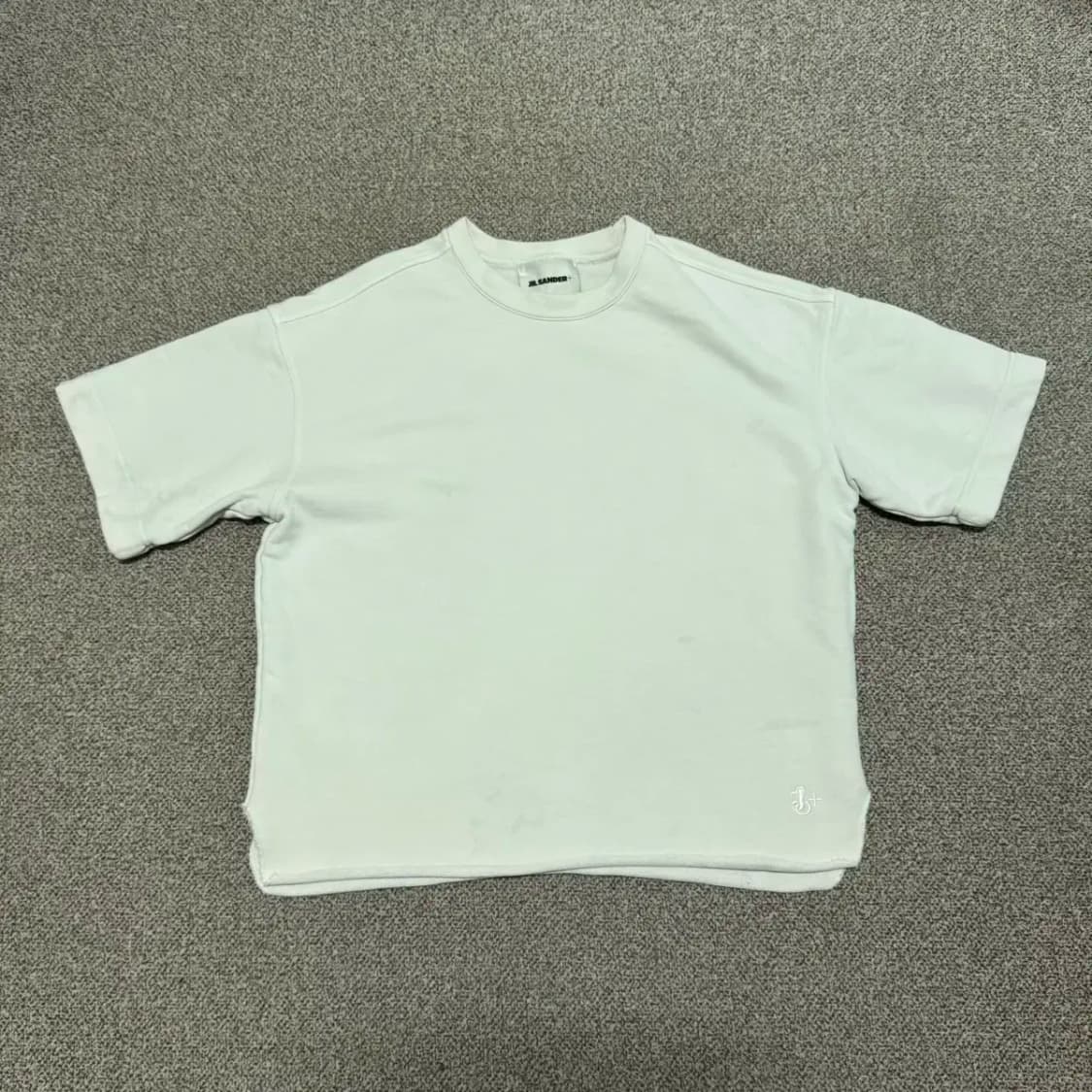 질샌더 로고 반팔 티셔츠 화이트 상품이미지6