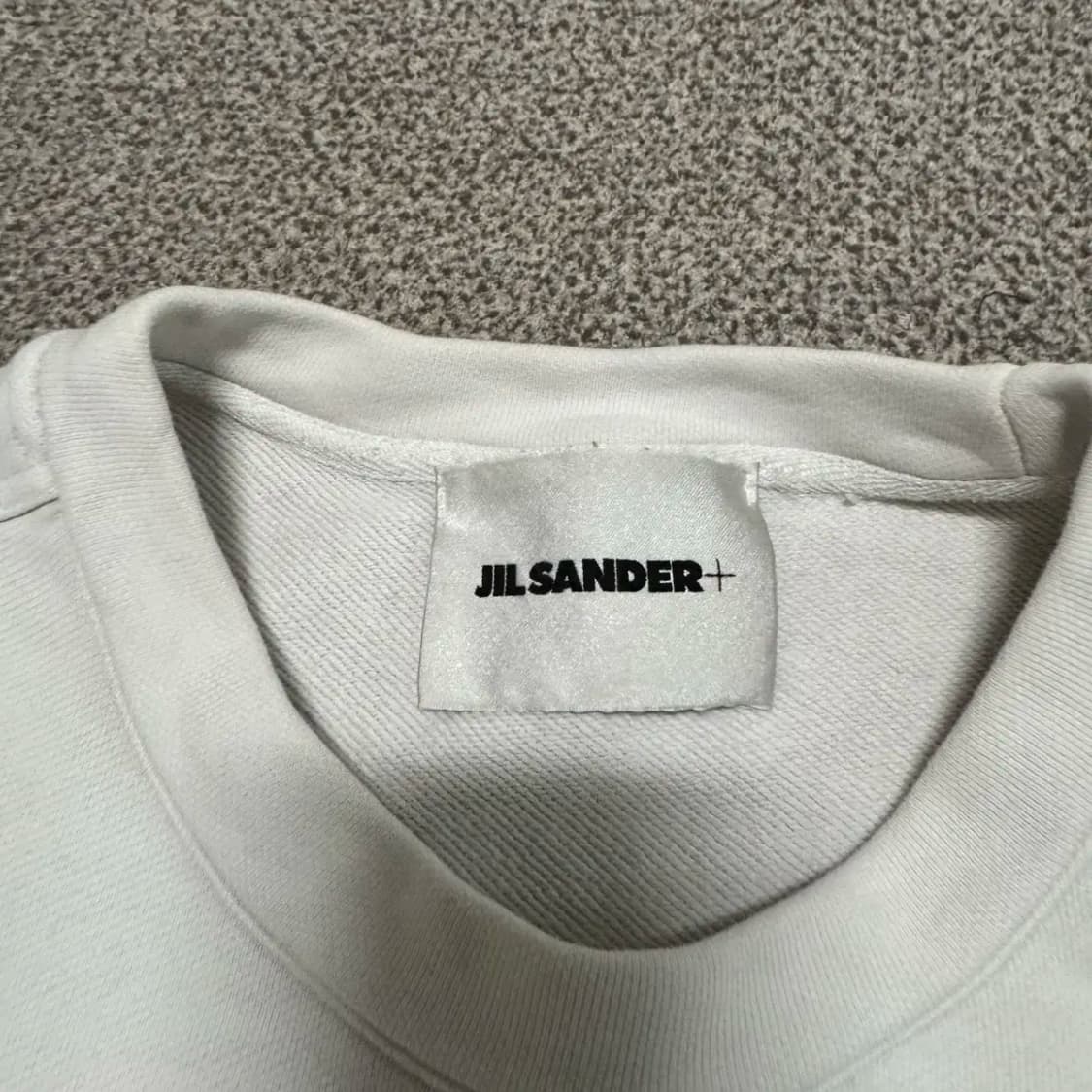 질샌더 로고 반팔 티셔츠 화이트 상품이미지7