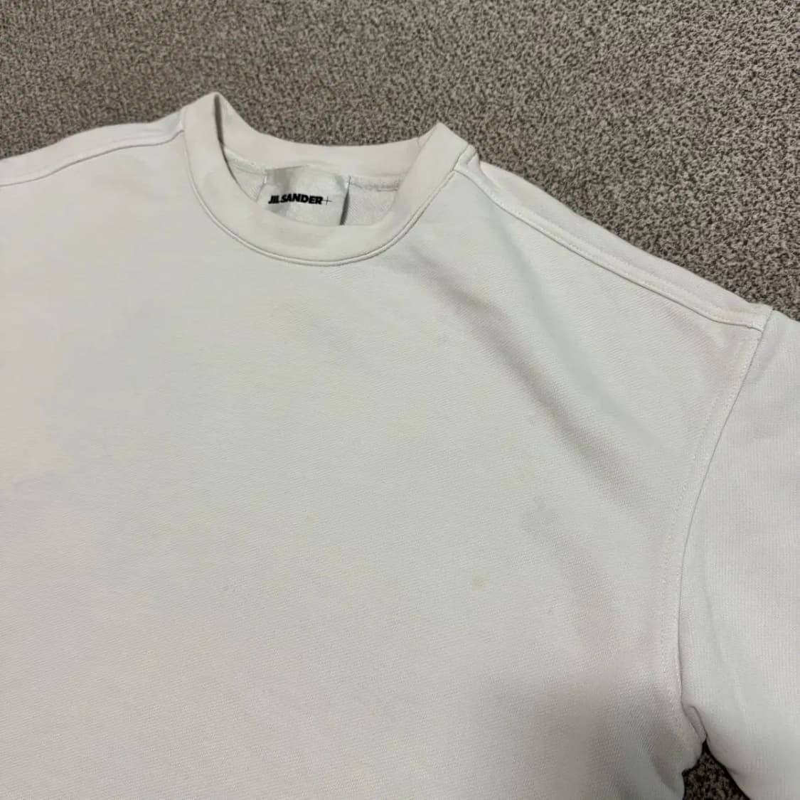 질샌더 로고 반팔 티셔츠 화이트 상품이미지8