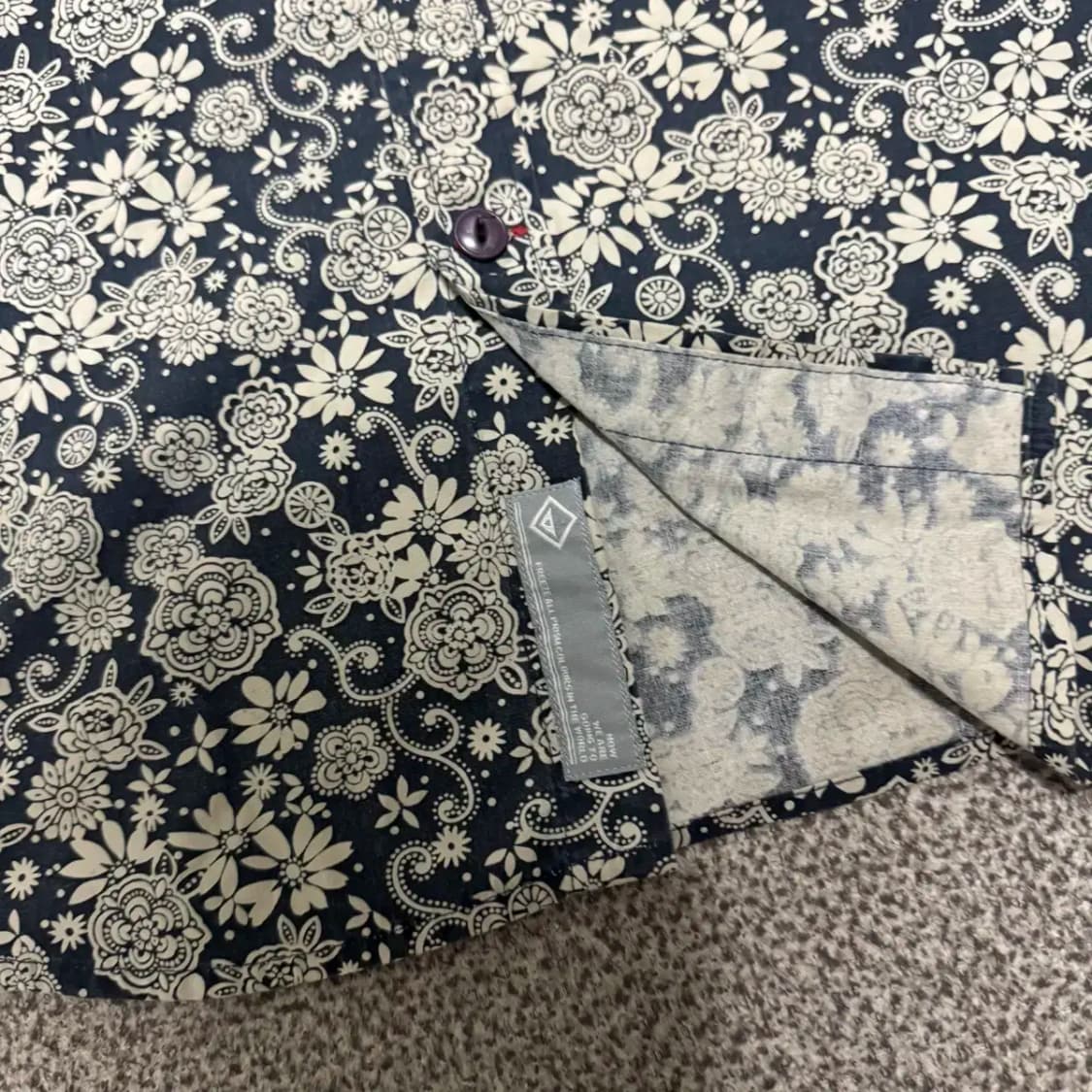 L 프리즘웍스 플라워 패턴 셔츠 남방 상품이미지2