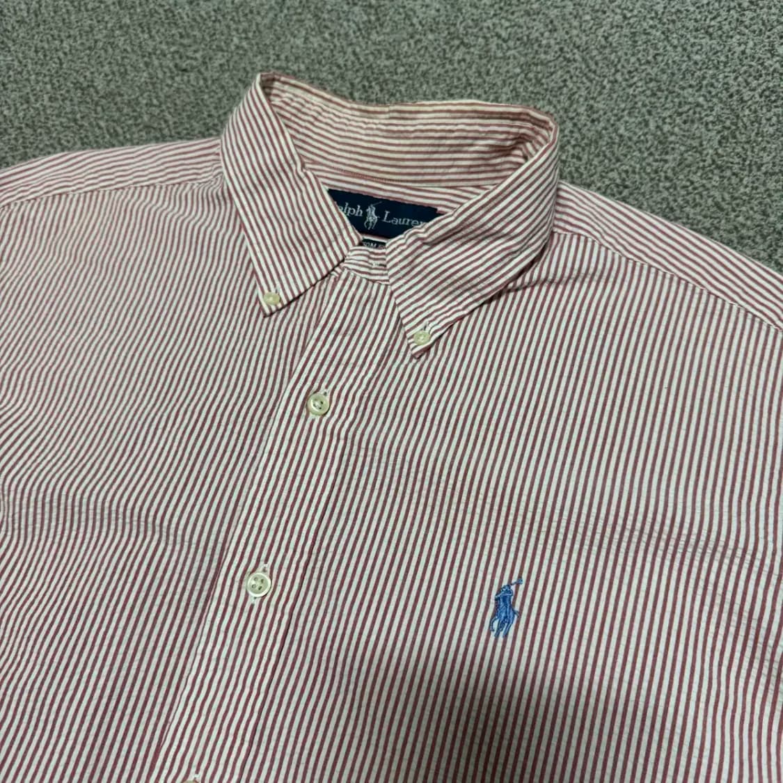 XL 폴로랄프로렌 스트라이프 반팔 셔츠 상품이미지2