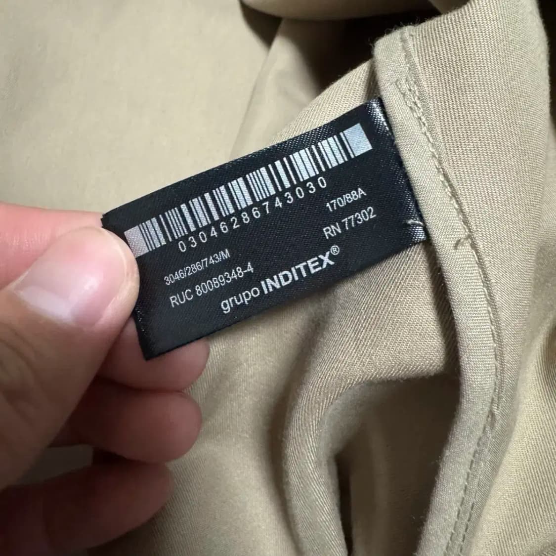 M 자라 반코트 상품이미지4