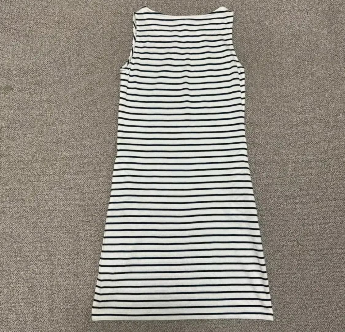 85 바버 스트라이프 민소매 원피스 상품이미지8