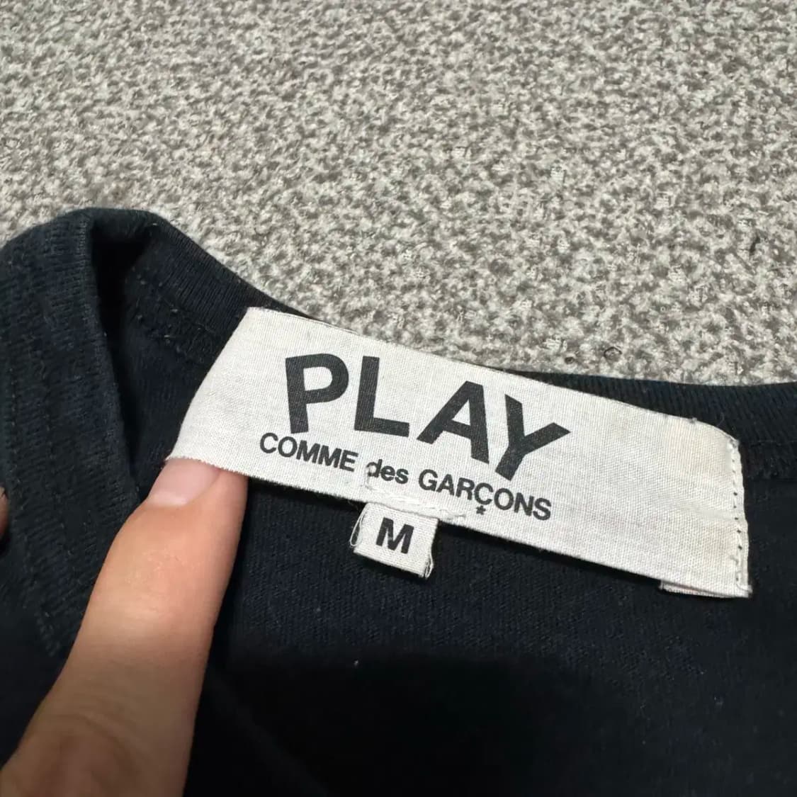 M 꼼데가르송 더블와펜 반팔 상품이미지3