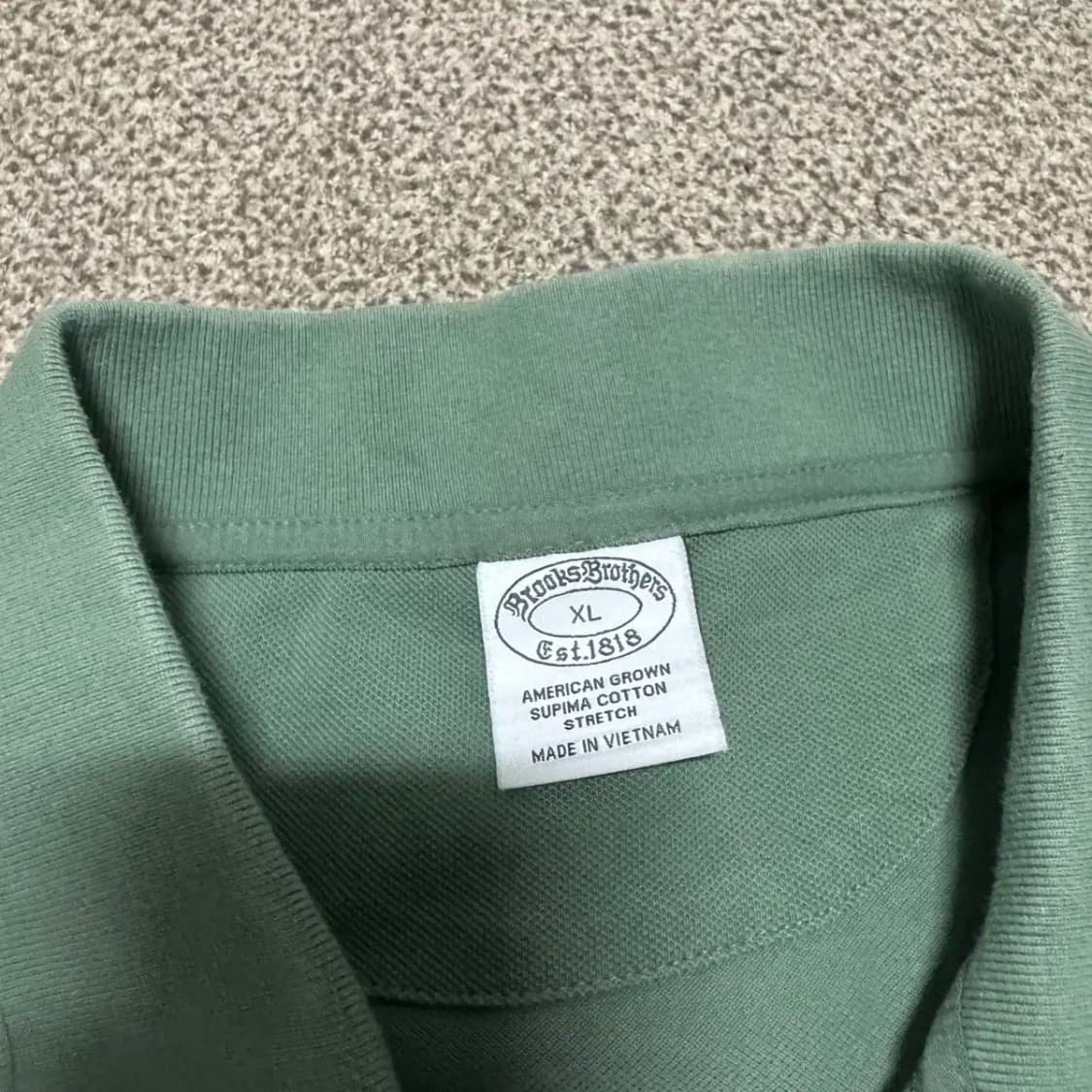 XL 브룩스브라더스 반팔 카라티 상품이미지3