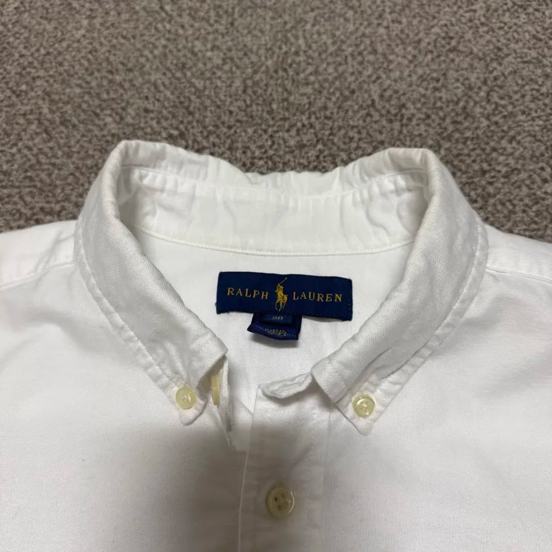 20 폴로랄프로렌 화이트 옥스포드 셔츠 상품이미지3